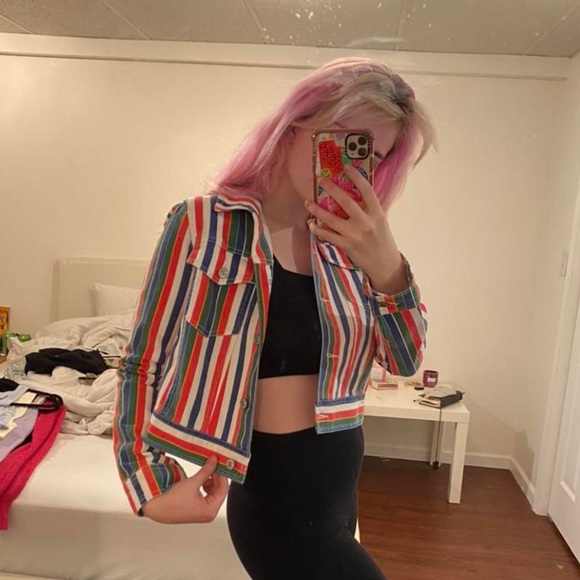 Striped jacket - Picture 2 of 4